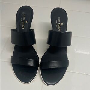 Kate Spade Black Mules